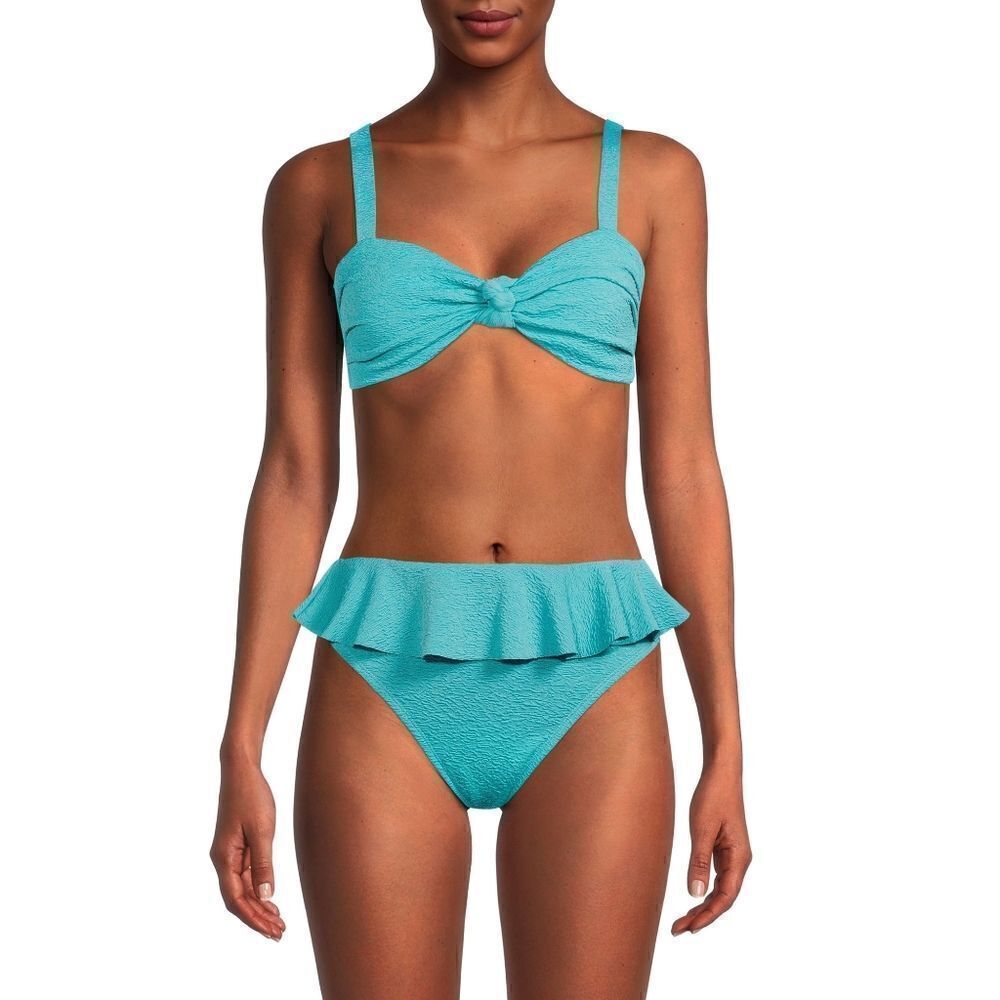 Aqua twist front bikini
